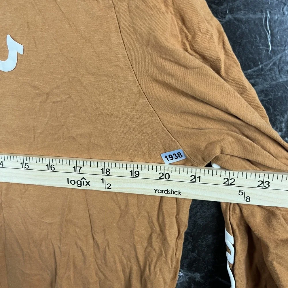 True Religion Men's Orange Sleeve Shirt Large